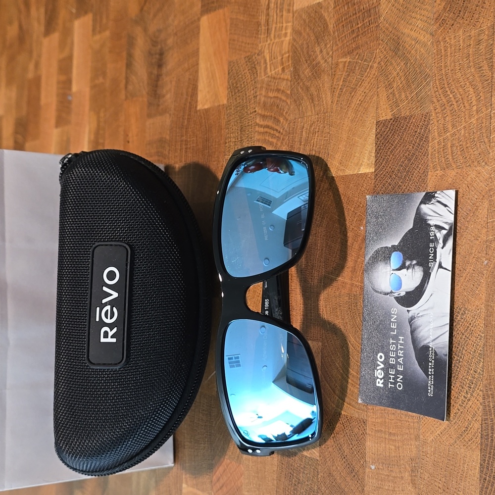 Revo  Lexus Racing Team Black Frame Sunglasses with Polarized Gray Lens